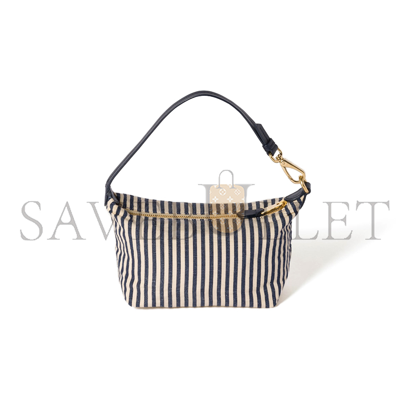 MIU MIU JACQUARD FABRIC POUCH WITH LOGO 5NE841 (18.5*14*10cm)